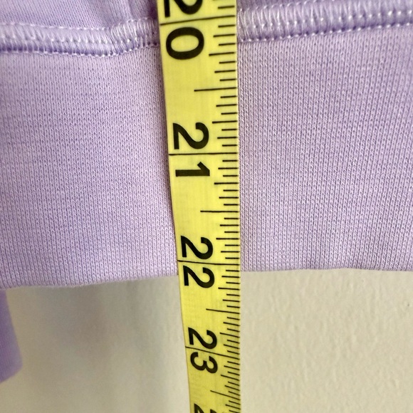 G/Fore Forever French Terry Raglan Crewneck Sweatshirt, Aura Purple size Small - Picture 11 of 12